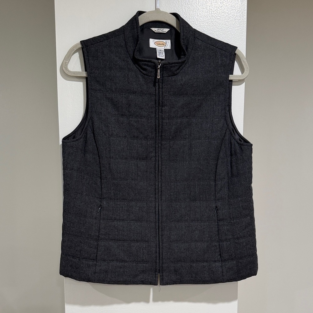 Talbots wool vest with invisible zipper 
Size 12. Excellent condition!